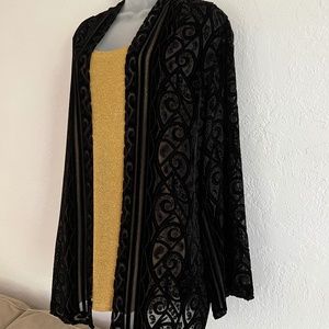 Carole Little Evening Cardigan/Duster, Sz 8